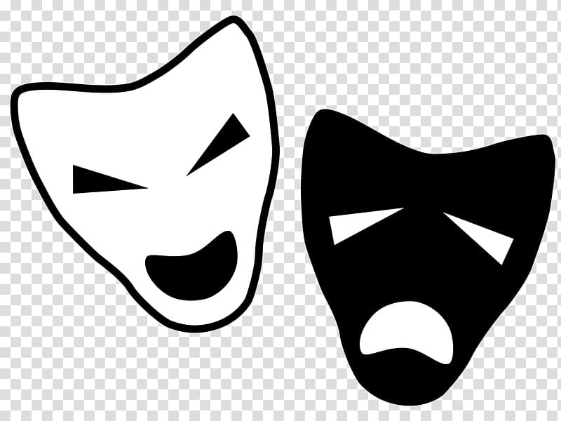 Drama Musical theatre Performing arts, black and white transparent background PNG clipart