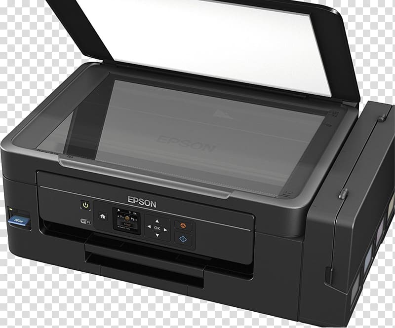 Multi-function printer Epson Expression ET-2650 EcoTank Epson EcoTank ET-2650 Inkjet printing, printer transparent background PNG clipart