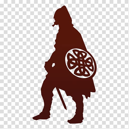 Silhouette Viking Warrior, warrior transparent background PNG clipart