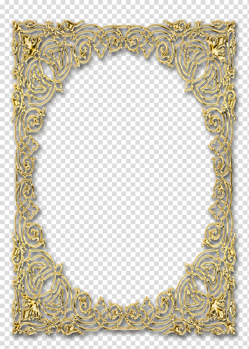 Frames , pearls transparent background PNG clipart