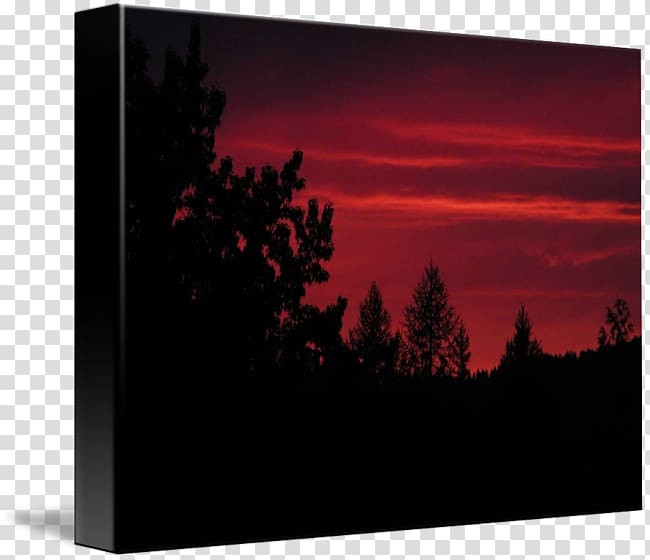 Rectangle Sky plc, red sunset transparent background PNG clipart