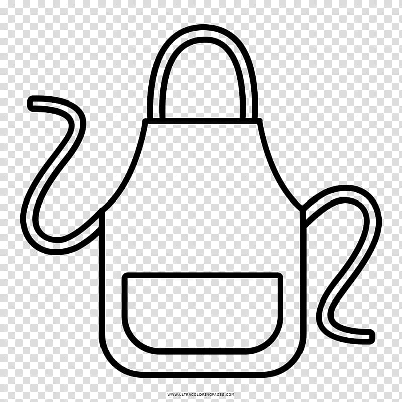 Apron Drawing Coloring book Kitchen, kitchen transparent background PNG clipart