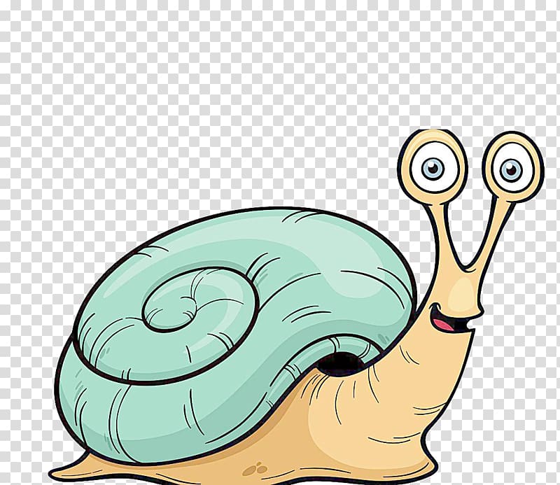 Snail Cartoon Illustration, Elderly snail transparent background PNG clipart