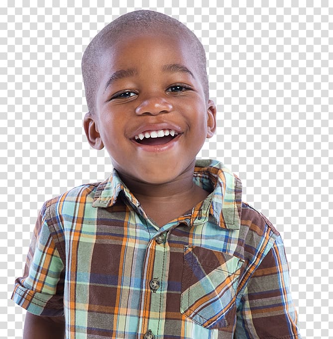 smiling boy wearing brown and teal plaid button-up collared shirt, Child African American United States Infant, smiling boy transparent background PNG clipart