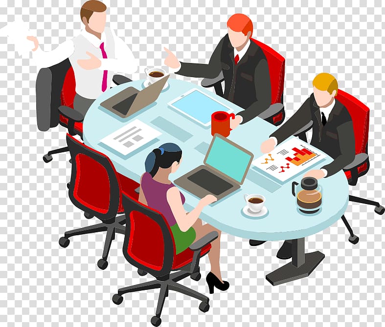 Kickoff meeting Project management , meeting transparent background PNG clipart