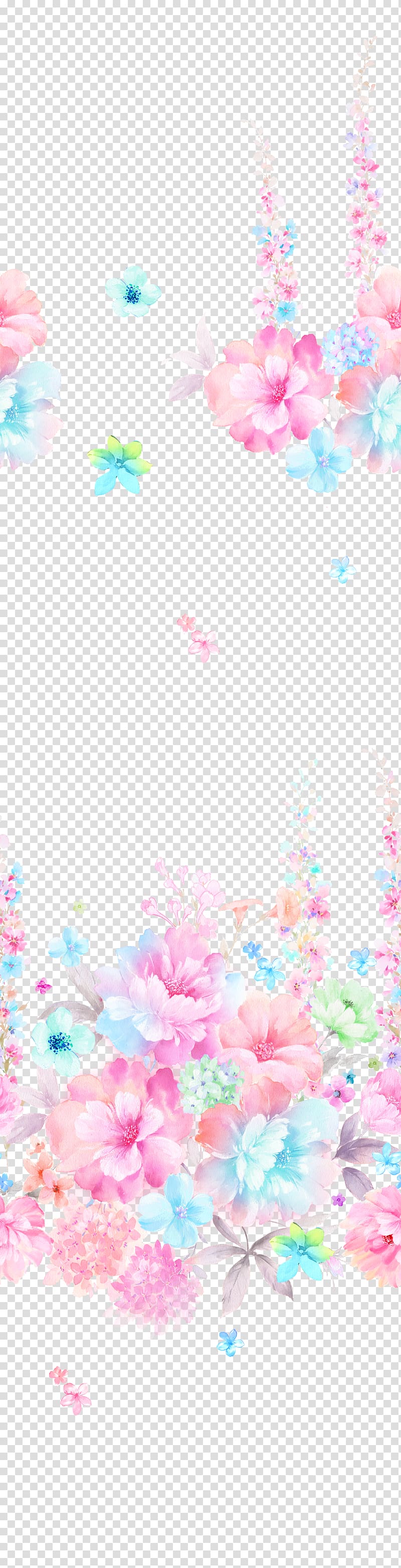 Painting Flowers Watercolor painting Graphic design, Watercolor flowers, floral background transparent background PNG clipart