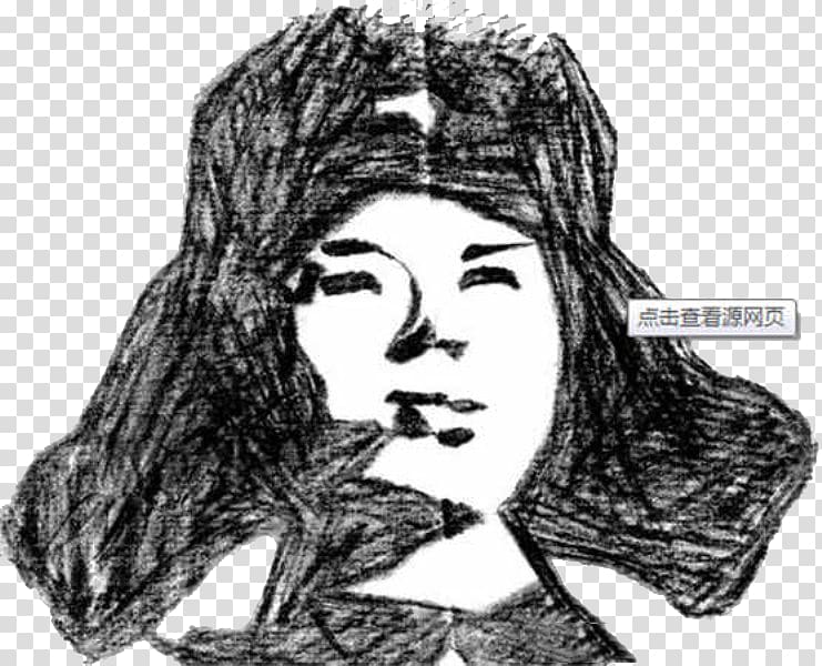 Black and white Sketch, Sketch hero Lei Feng transparent background PNG clipart