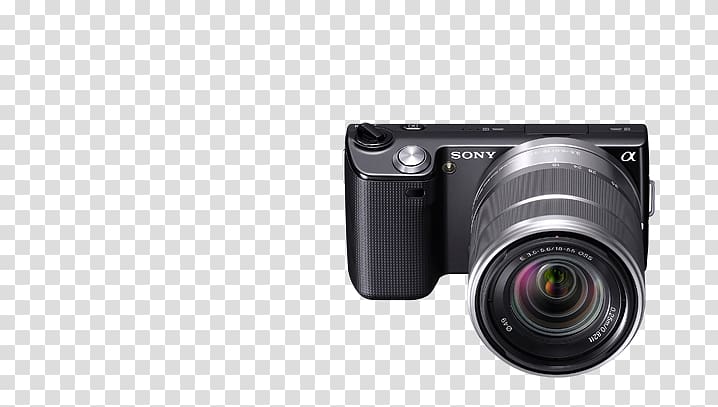 Mirrorless interchangeable-lens camera Sony NEX-5 Camera lens Sony Corporation, slr cameras transparent background PNG clipart