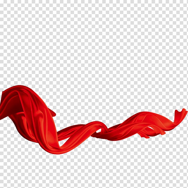 Red Silk Ribbon transparent background PNG cliparts free download
