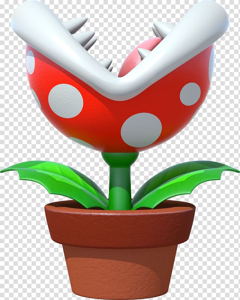 Super Mario plant , Super Mario Bros. Mario Kart 8 Super Mario World, potted plant transparent background PNG clipart