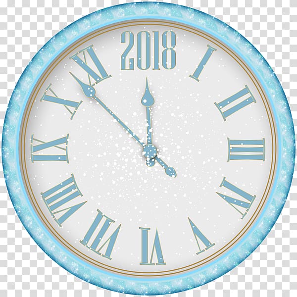 Clock face Roman numerals Wall decal, new year clock transparent background PNG clipart