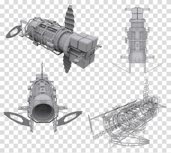 CGTrader Spacecraft 3D modeling Low poly Concept art, others transparent background PNG clipart