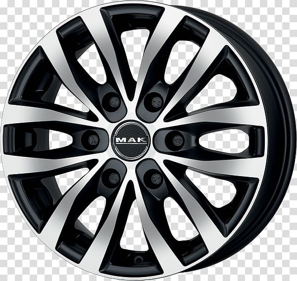 Hubcap Car Alloy wheel Toyota Tire, mak transparent background PNG clipart