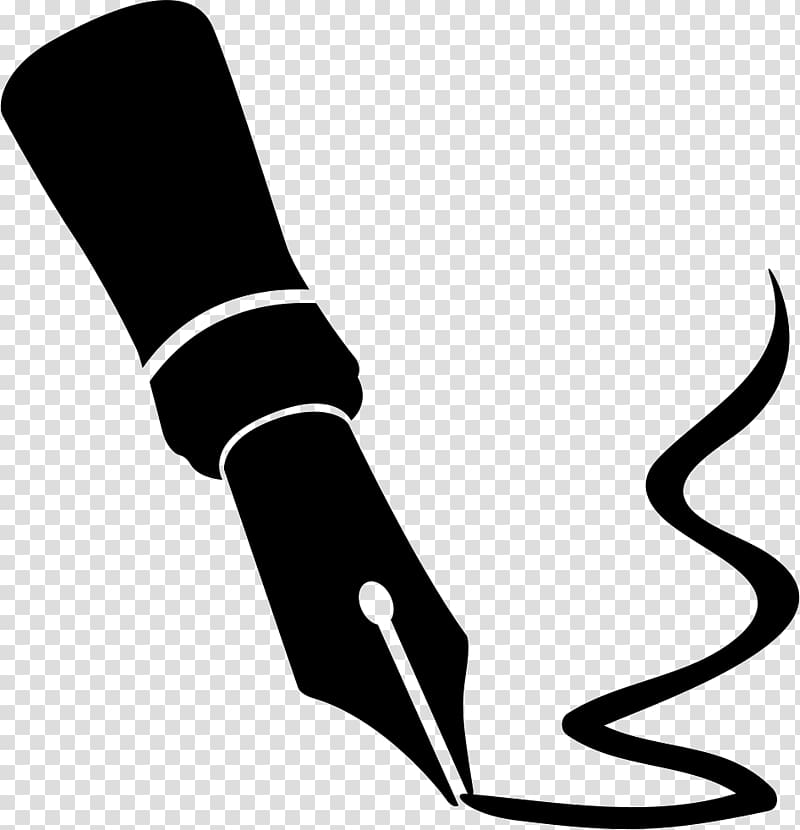 pen clipart black and white