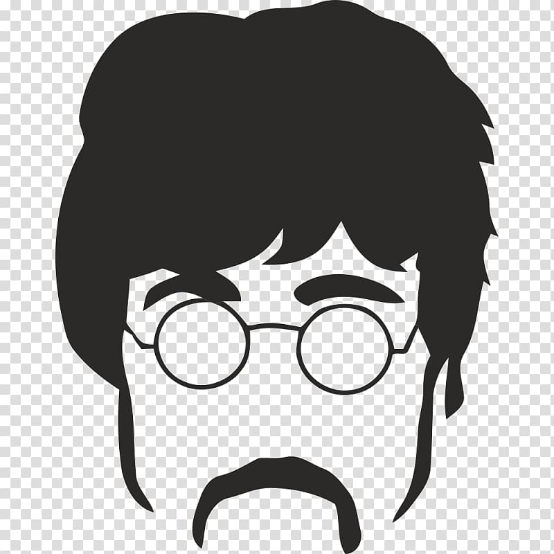 The Beatles Abbey Road Sgt. Pepper's Lonely Hearts Club Band Stencil, john lennon transparent background PNG clipart