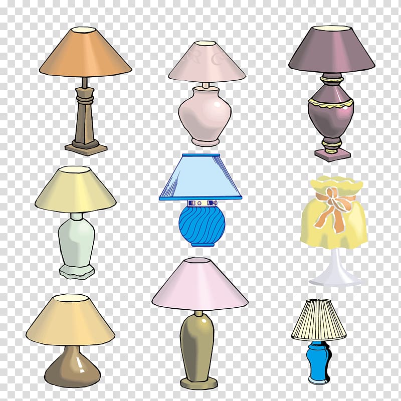 Table Lampe de bureau, Lamp material Collection transparent background PNG clipart