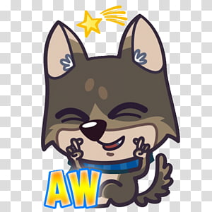 Whiskers Sticker Dog , Dog transparent background PNG clipart thumbnail