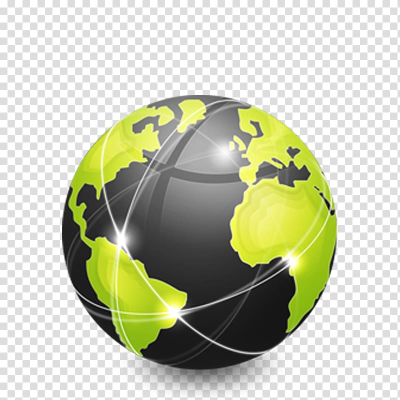 black and green planet logo, ICO World Wide Web Icon, Earth transparent background PNG clipart