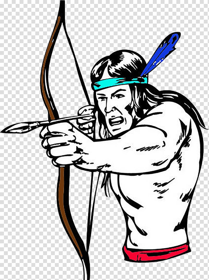 Bow and arrow Native Americans in the United States Sticker Archery, Aboriginal Warrior transparent background PNG clipart