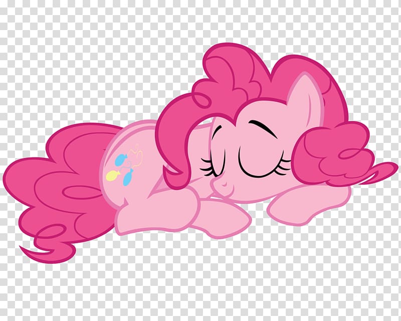 Pinkie Pie Rarity Applejack Pony , sleepy transparent background PNG clipart