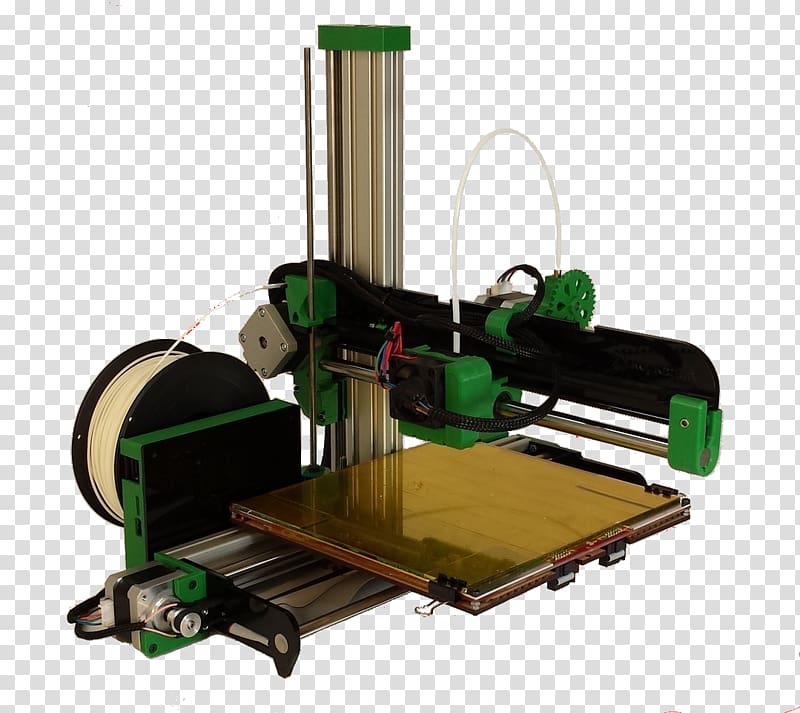 3D printing Printer RepRap project Prusa i3 Do it yourself, printer transparent background PNG clipart
