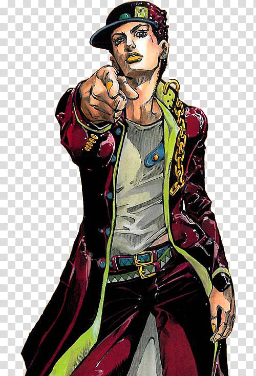 Jotaro Kujo Hirohiko Araki Josuke Higashikata JoJomenon JoJo's Bizarre Adventure, others transparent background PNG clipart