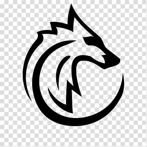 Gray wolf Logo , others transparent background PNG clipart