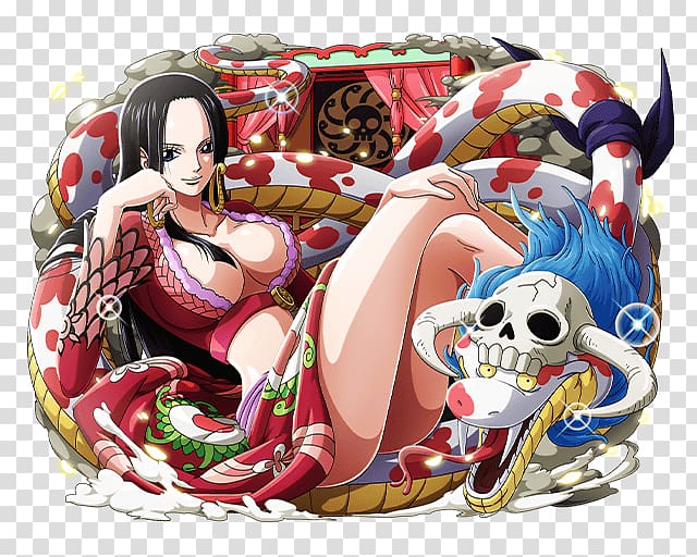 Boa Hancock Dracule Mihawk One Piece Nefertari Vivi Illustration, one piece transparent background PNG clipart