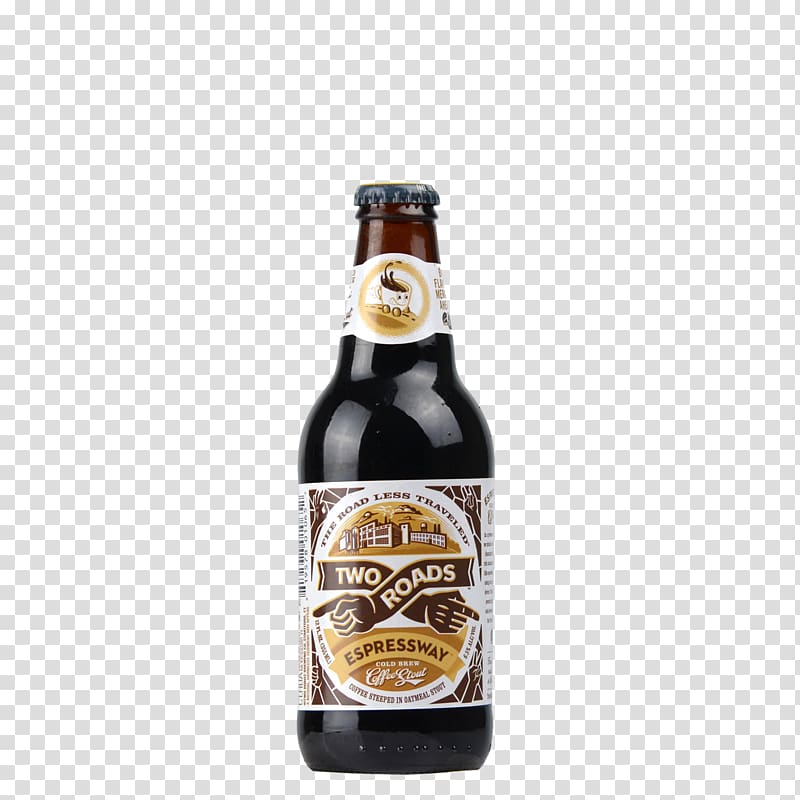 Stout Two Roads Brewing Company Beer bottle Ale, beer transparent background PNG clipart