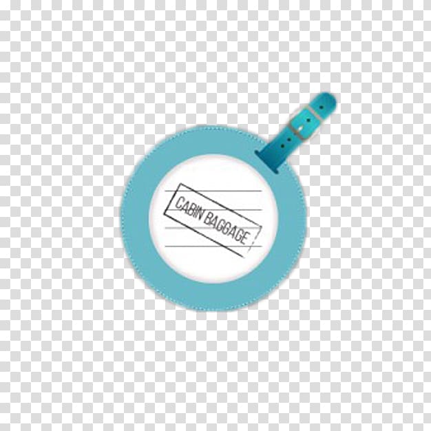 Bag tag Baggage Icon, Blue luggage tag transparent background PNG clipart