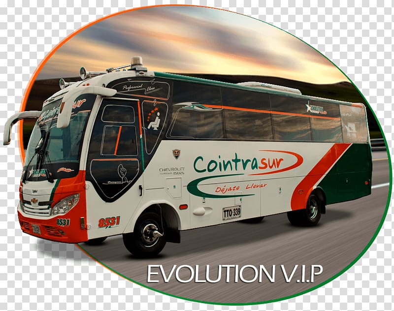 Chiva bus Transport Cointrasur Tour bus service, bus transparent background PNG clipart