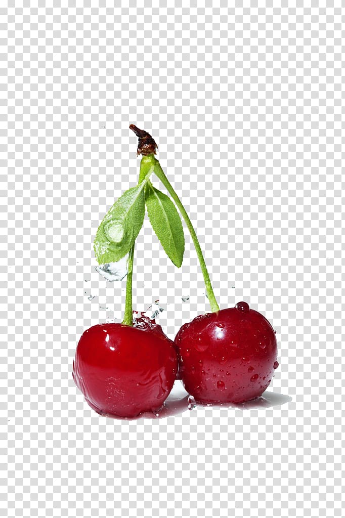 Peach Cherry Fruit, Cherry transparent background PNG clipart