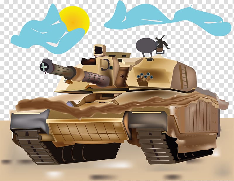 Main battle tank Military Icon, Heavy armored transparent background PNG clipart