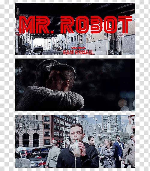 Poster, Mr.robot transparent background PNG clipart