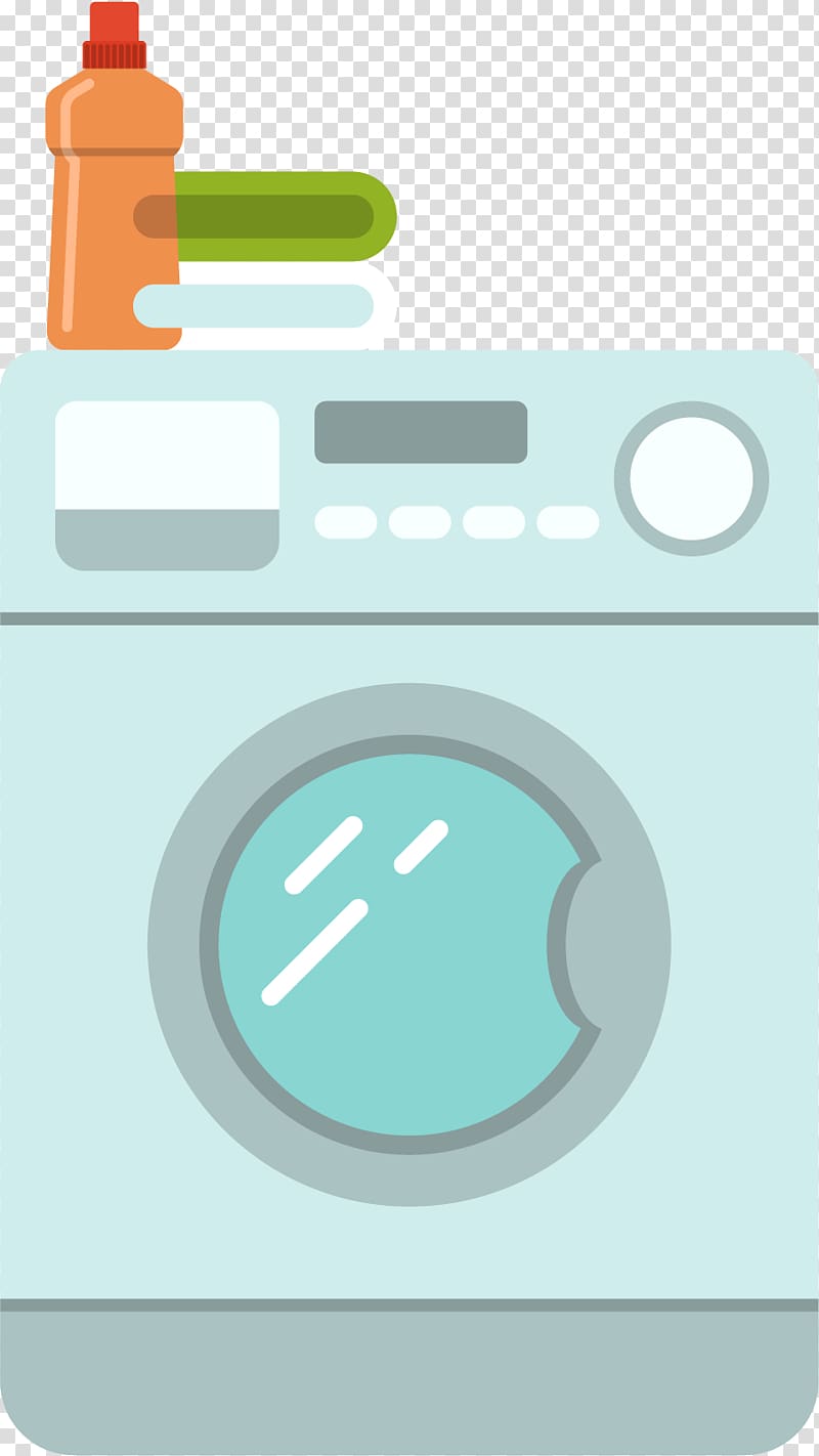 Washing machine Cartoon Drawing, Cartoon washing machine material transparent background PNG clipart