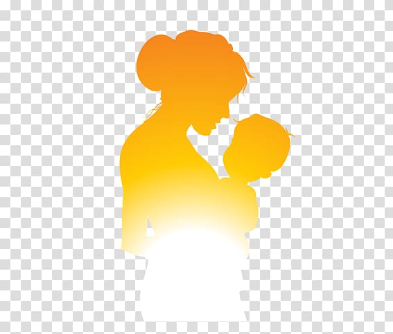 mother holding baby silhouette png