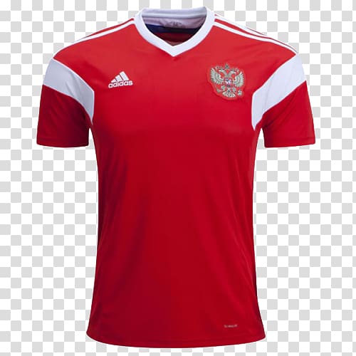 2018 World Cup Russia national football team T-shirt Jersey, Russia transparent background PNG clipart