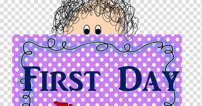 First Day Jitters First day of school First grade Second grade, school transparent background PNG clipart