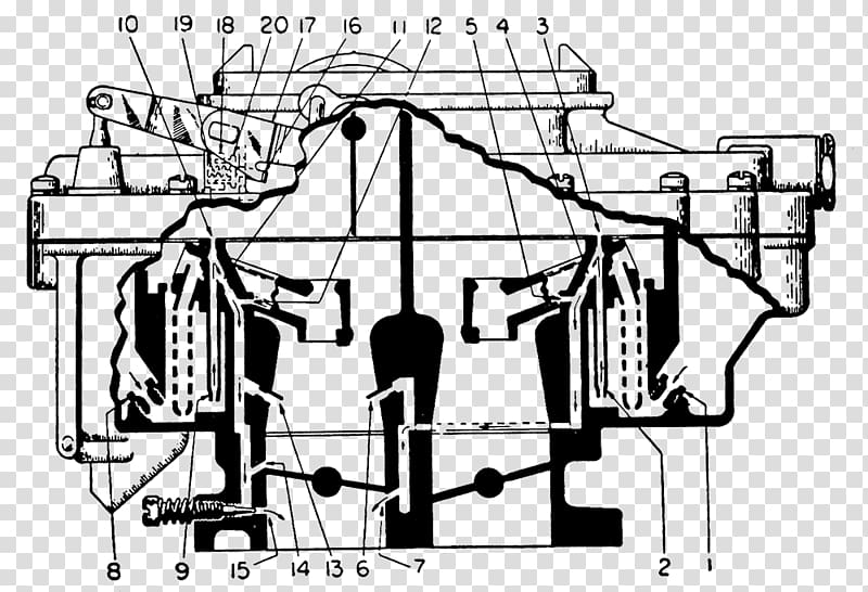 Daimler Motoren Gesellschaft Drawing /m/02csf Carburetor, carbs transparent background PNG clipart