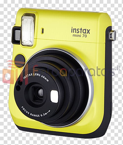 graphic film Fujifilm instax mini 70 Instant camera, Camera transparent background PNG clipart