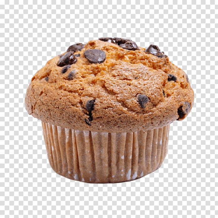 muffin with chocolate chips, Muffin Chocolate transparent background PNG clipart