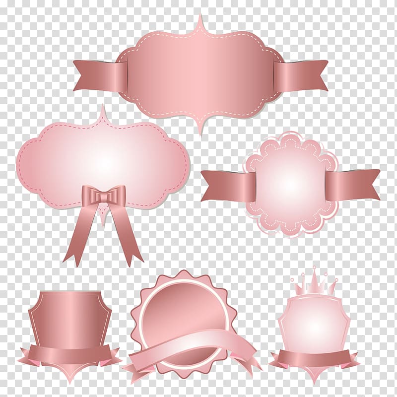 Pink Icon, pink ribbon transparent background PNG clipart