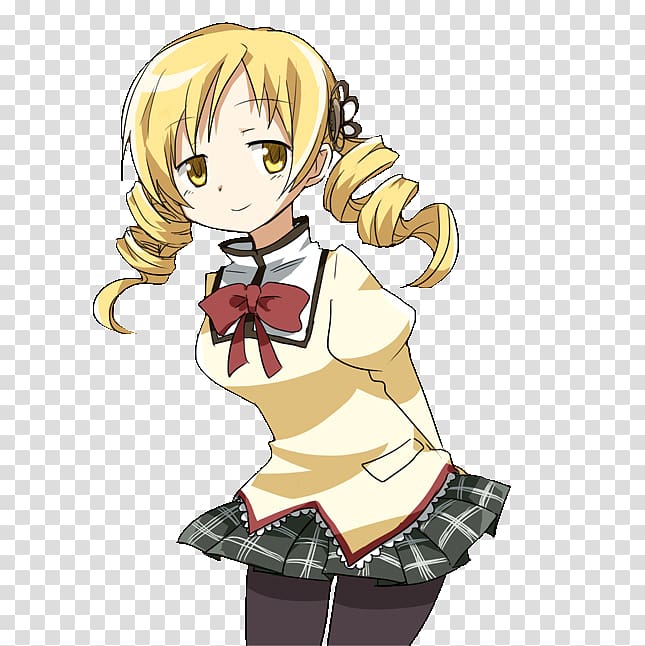 Mami Tomoe Homura Akemi Yandere Simulator Magical girl Anime, Anime transparent background PNG clipart