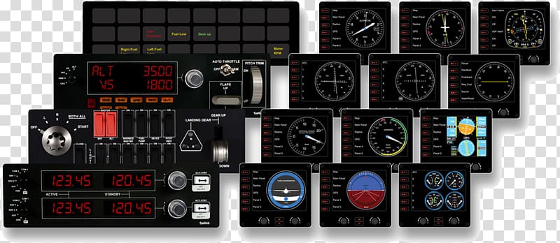 Joystick Electronics Accessory Flight simulator Saitek, flight simulator transparent background PNG clipart