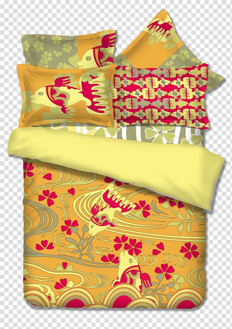 Bed Blanket , Bedding design material transparent background PNG clipart