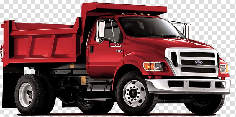 Ford F-650 Ford F-Series Pickup truck Car, construction truck transparent background PNG clipart