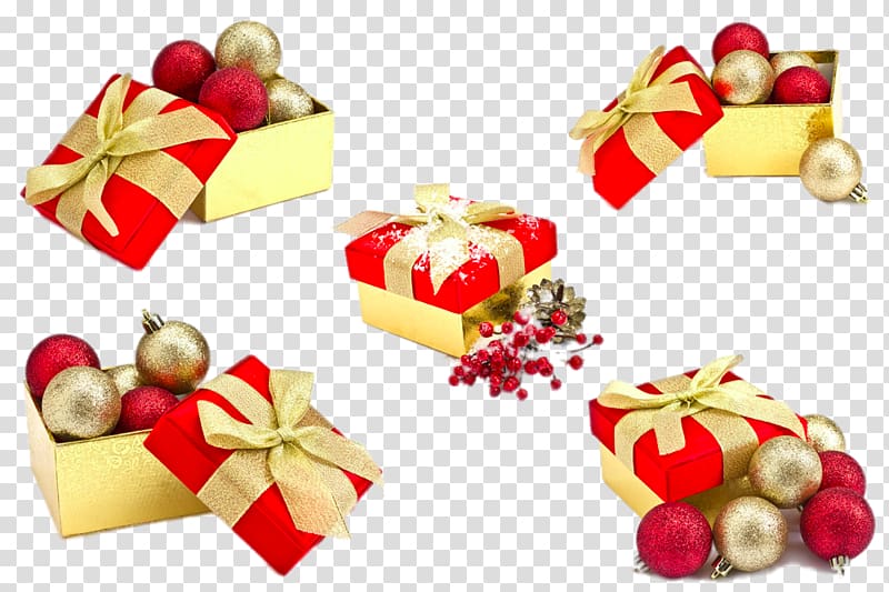 Santa Claus Christmas gift Christmas gift, Christmas gift box transparent background PNG clipart