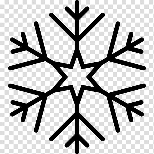 Snowflake Line Shape, Snowflake transparent background PNG clipart