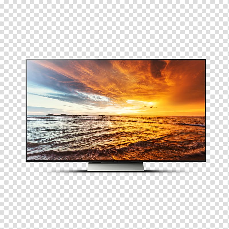 LED-backlit LCD Bravia High-definition television 4K resolution 索尼, 4K HDR transparent background PNG clipart