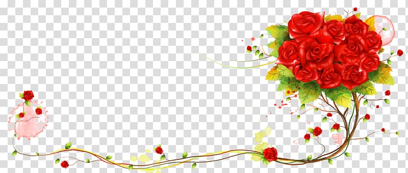 Beach rose Flower, Red roses flowers with vines transparent background PNG clipart